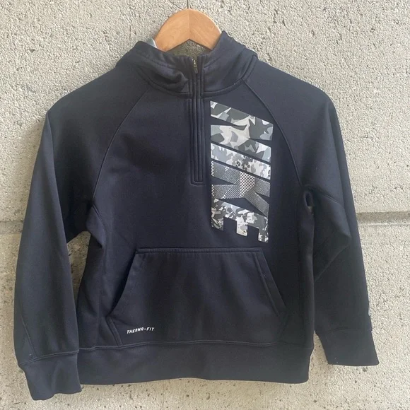 Kids M Nike Kids Pullover Zip Hoody - Picture 1 of 9